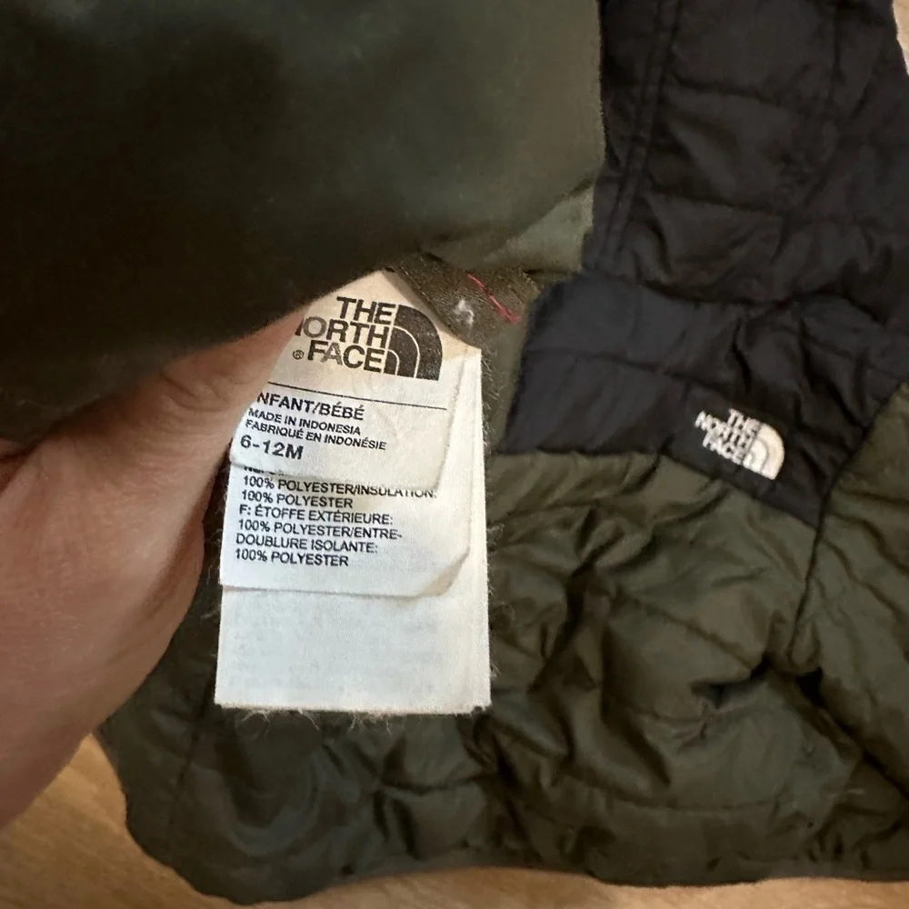 The North Face Green and Black Hooded Jacket